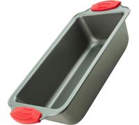 Moule à pain en acier antiadhésif de première qualité - Moule à pain aux bananes et pain de viande - Moule en forme de boîte de 8,5 pouces - 8,5 x 4,5 x 2,75 pouces avec poignées en silicone