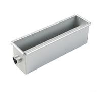 Moule à pain en alliage d'aluminium avec tube central, sûr et robuste pour la cuisson du pain, des gâteaux, du pain de viande et plus encore au four (A)