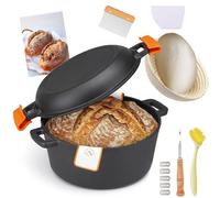 Moule à pain en fonte avec couvercle, 26 cm