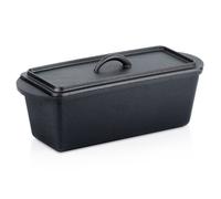 Moule à pain en fonte - VILDE - 35 cm - 3 l - Couvercle inclus - Résistant aux hautes températures