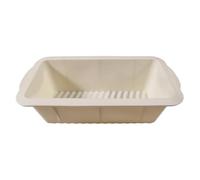 Moule à pain en silicone, antiadhésif pour four et cuiseur vapeur | Silicone alimentaire premium, outil de cuisson polyvalent, compatible four et micro-ondes Ivoire