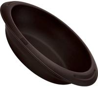 Moule à pain ovale en silicone, 24 x 18 cm, marron