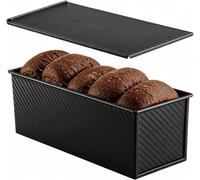 Moule à pain rectangulaire – Moule à pâte professionnel, boîtier en métal, revêtement lisse, bac profond adapté à la cuisson au four, équipement robuste pour une utilisation en restauration, qualité s