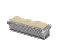 Moule à pâté croûte perforé inox Géo forme 24 cm De Buyer