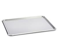 Moule à pâtisserie - Bords arrondis - Inox - 31 x 24 cm - Usage professionnel
