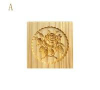 Moule À Pâtisserie En Bois, 5 Styles, Moulin À Vent 3d En Forme De Fleur, Gaufrage De Pommes De Pin, Presse À Pain D'épices, Coupe-Tampon À Biscuits