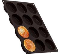 Moule à pâtisserie en silicone marron 29 x 22 x 2 cm, antiadhésif