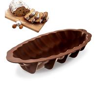 Moule à pâtisserie en silicone pour pâte à challah, 41 cm, marron, SILLINIE ORIO