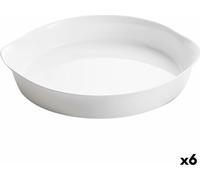 Moule à pâtisserie Luminarc Smart Cuisine rond blanc Ø 28 cm (6 pièces)