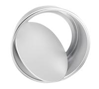 Moule à Pâtisserie Rond 6 Pouces en Alliage d'Aluminium argenté | Fond à Ouverture, Forme Régulière, pour Cuisson au Four, Pizza et Tartes, Usage la Cuisine ou Restaurant