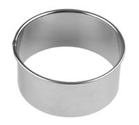 Moule à pâtisserie rond en acier inoxydable pour donuts | Fournitures professionnelles pour travaux manuels, tampon réutilisable pour friandises faites maison