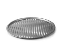 Lacor - Moule à pizza Delize 36 cm - Perforé, Antiadhésif, Acier au carbone, Sans PFOA