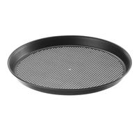 Hendi Moule à pizza perforé - ø260 x H25 mm - Acier au carbone recouvert d'oxyde de fer