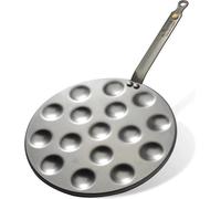 Moule à poffertjes pour 16 pièces - Poêle en fonte de 27 cm de diamètre - Idéal pour les poffertjes hollandais