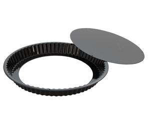 Moule à quiche 30cm avec fond élévateur, anti-adhésif, WALTER