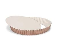 Moule À Quiche - Patisse - 28 Cm - Acier - Cuivre/Beige - Antiadhésif