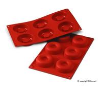 Moule à savarin ou baba au rhum diametre de 7.2 cm en silicone Silikomart