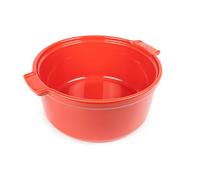 Peugeot – Moule à soufflé céramique Appolia – Rouge 22 cm – 2,4 L – Fabrication française