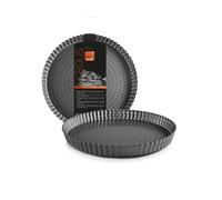 Moule à tarte cannelé perforé antiadhérent avec fond amovible 24 cm Ibili