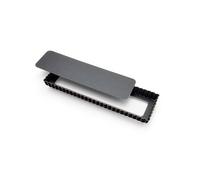 Moule à Tarte cannelé rectangulaire Anti-Adhérent Fond Amovible GOBEL L350
