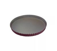 Moule à Tarte cannelé Rond Anti-Adhérent Fond Fixe GOBEL D320