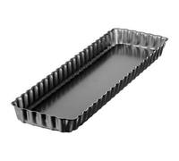 Moule à tarte, carré, en acier au carbone, gris