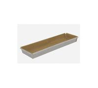 Moule à tarte - DE BUYER - Long inox perforé - 35 x 10,5 cm - Garantie à vie - Démoulage facile