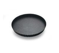 Moule à Tarte cannelé Rond Anti-Adhérent Fond Fixe GOBEL D320