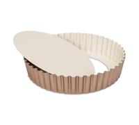Moule à tarte haut tourtière fond amovible antiadhésif Céramique D25