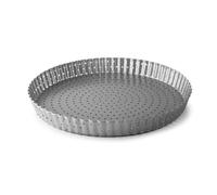 Lacor – Moule à tarte perforé Delize 68786 – Acier au carbone, antiadhésif, sans PFOA – 32 cm