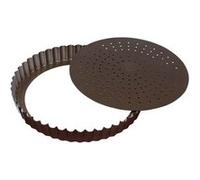 Tourtière fond amovible perforé antiadhérent 28 cm Gobel