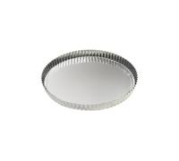 Gobel 126340 Tourtière Rond Cannelé Fond Fixe Fer Blanc, 80 x 150 cm