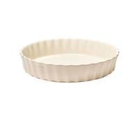 Moule à Tarte Tourtière haute Emile HENRY Blanc Argile D28 cm