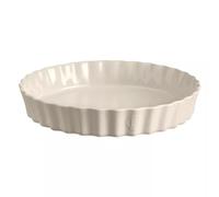 Moule à Tarte Tourtière haute Emile HENRY Blanc Argile D32 cm