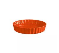 Moule à Tarte Tourtière haute Emile HENRY Orange Toscane D28 cm