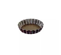 Moule à Tartelette cannelé Rond Anti-Adhérent Fond Fixe GOBEL D120