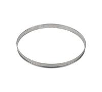 Moule À Tartelette Gobel Cercle À Tarte Haut - Inox - Bords Roulé