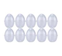 Moule à Œuf Rigide en Plastique 35x30mm Modèle 5, Design Double Partie, Antiadhésif - Sécurisé, Durable, Facile à Démouler, Usage Œufs, Chocolat et Savon (4)