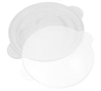 Moule à Œufs Cœur Couvercle, en Polypropylène Blanc | Surface Lisse Antiadhésive, Structure Détachable, Usage au Four et Préparation de Repas, pour Portions
