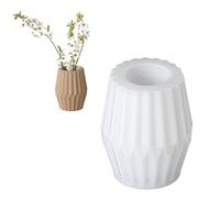 Moule à œufs de dragon rayé pour vase de fleurs, vase rayé, A | Moule en silicone flexible pour plâtre, ciment, béton, résine, décoration de maison, accessoires de bijoux