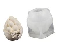 Moule à œufs de Pâques en silicone facile à, Embossed bow | Silicone Flexible pour créer des motifs de pâques, ornement décoratif, moule, outil de bijoux, vacances