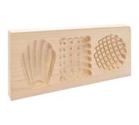 Moule bois biscuits fourrés - SCRAPCOOKING - Petits Biscuits - 3 empreintes - 20x10x2cm