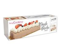 Moule à bûche - SCRAPCOOKING - Inox avec insert - 30x8x6.5cm