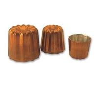 Moule à Cannelé en Cuivre Professionnel de 45 mm de Diamètre - La Brunoise