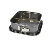 Easy Baking Moule carré 24x24x8 cm fond amovible
