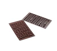 Moule chocolats ABC silicone Silikomart