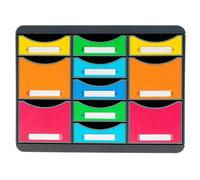 Moule de classement Storebox Multi 11 tiroirs Iderama - Arlequin
