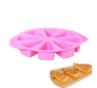 Moule de cuisson en silicone anti-adhésif résistant à la chaleur de qualité | Moule à gâteau en silicone pour cuisine, maison, fête, vacances, gâteau, mousse, gelée, pudding, tartes aux fruits, chocolat