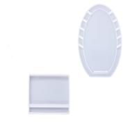 Moule de feuilles de Silicone polyvalent pour planche à bijoux pour faites à la main, présentoir de collier en résine époxy, moule de fabrication de en Silicone de qualité alimentaire