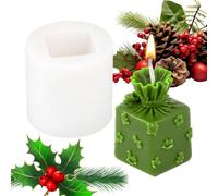 Moule de Noël pour travaux manuels faits à la main avec | Moule en silicone 3D pour bougie pour gelée, pâtisserie, glace, savon, réunion, fête, Noël, maison